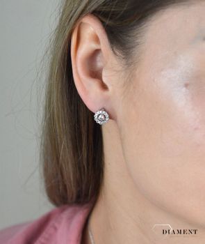 Kolczyki  srebrne kółka z cyrkonią SRK000000-048] (3).JPG